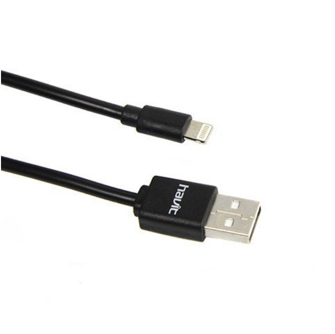 Кабель USB Lightning Havit HV-CB8501 2,0A 1м чорний Житомир - фото 2
