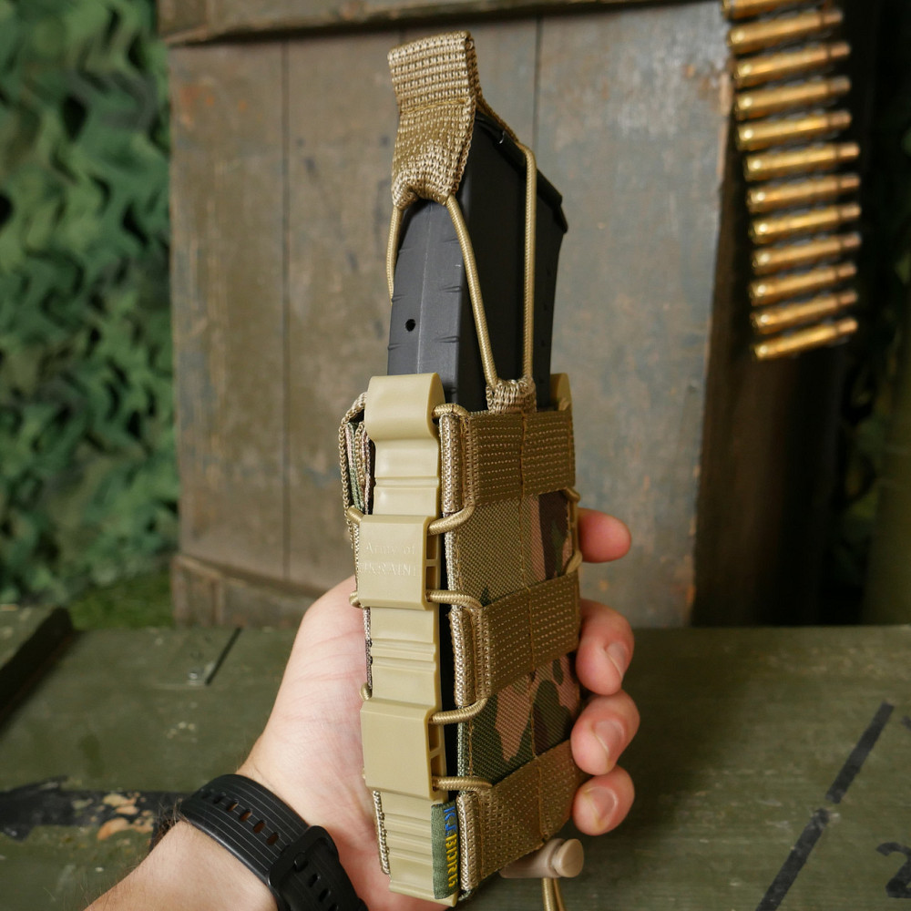 Підсумок під 1 магазин Kiborg М-1 (мультикам). Відкритий одинарний підсумок для магазину, жорсткий підсумок Київ - фото 10