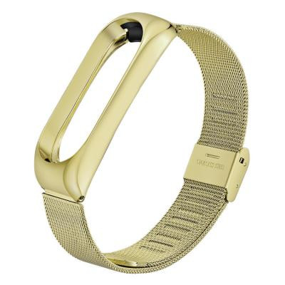 Ремінець до фітнес браслета BeCover Metal для Xiaomi Mi Smart Band 5 Gold (705148) Вінниця - фото 1