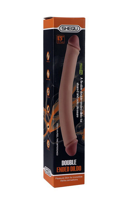 Двосторонній Фалоімітатор Hobare тілесний Sex Aura Київ - фото 3
