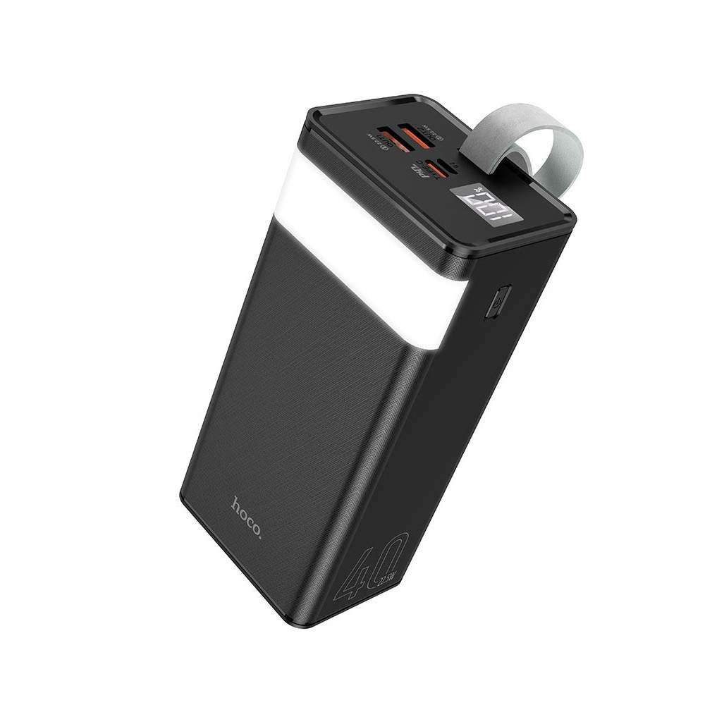 Зовнішній акумулятор HOCO J86 Powermaster 22.5W fully compatible power bank(40000mAh) Black Київ - фото 1