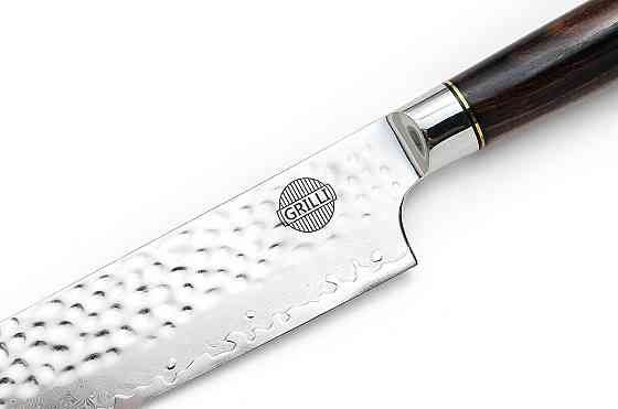 Профессиональный нож из дамасской стали Santoku 18 см GRILLI 88871 Код: 012180 Ровно