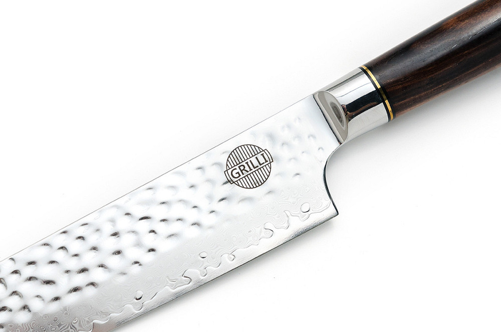 Професійний ніж із дамаської сталі Santoku 18 см GRILLI 88871 Код: 012180 Рівне - фото 4