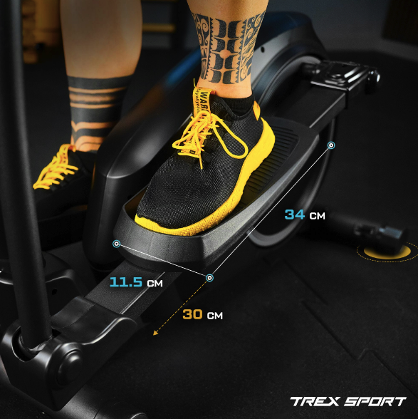 Орбітрек магнітний для домашніх тренувань із регулюванням навантаження та комп'ютером Velox Київ - фото 15