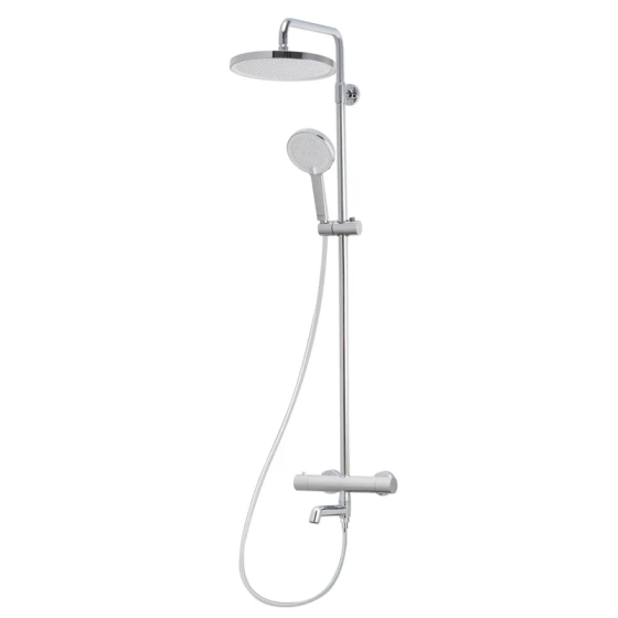 Душова колона Koer KB-57029-01 з термостатичним змішувачем, 3 функції, колір хром Харків