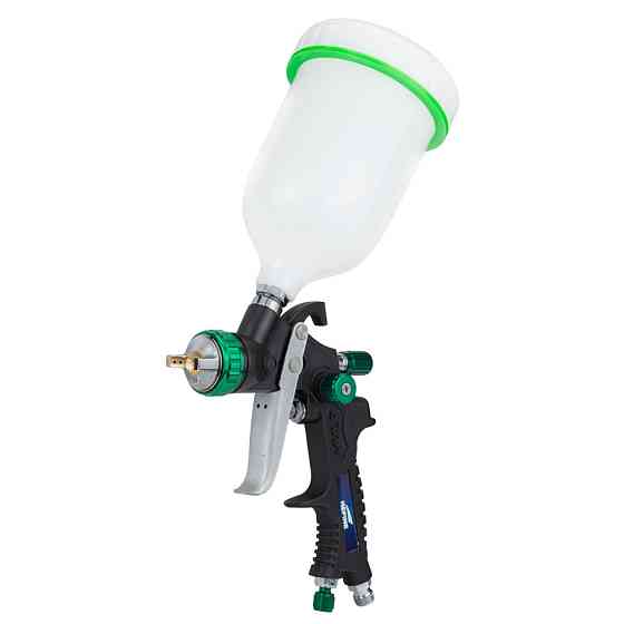 Фарборозпилювач HVLP Ø1.3мм 170-285л/хв 2-3бар в/б 600 мл (пласт) REFINE (6812341) Київ