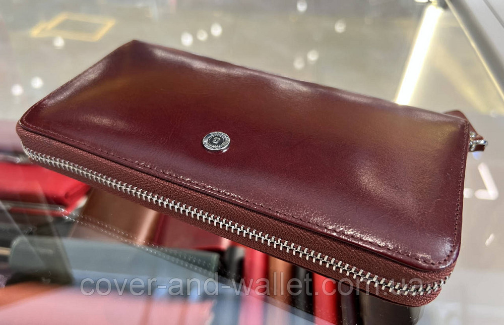 Презентабельне чоловіче портмоне клатч із гладкої шкіри Boston B5-018 Київ - фото 15