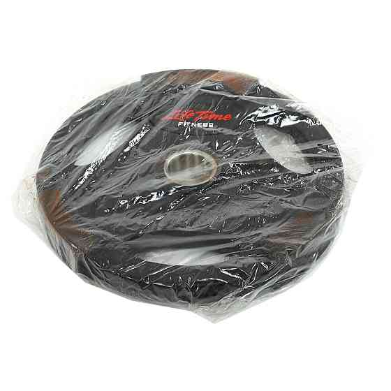 Диск прогумований 15 кг 51 мм LIFE-80154B-15 Гантелі, гирі, штанги і диски Київ