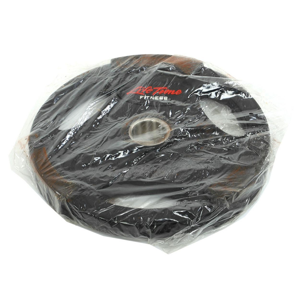 Блин (диск) обрезиненный 15 кг 51 мм LIFE-80154B-15 Гантели, гири, штанги и диски Киев - изображение 6