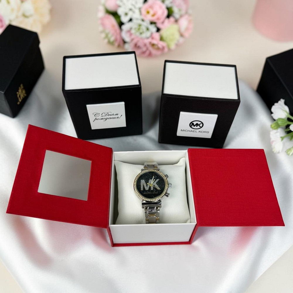 Жіночий наручний годинник Michael Kors стиль. Якісний годинник на руку для дівчат у коробочці Майкл Корс ( 22826 ) Харьков - изображение 5