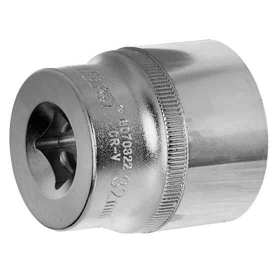 Насадка шестигранна коротка 1/2" 32мм CrV ULTRA (6070322) Рівне