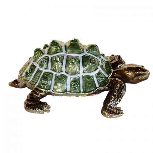 Скринька метал зі стразами Черепаха Київ