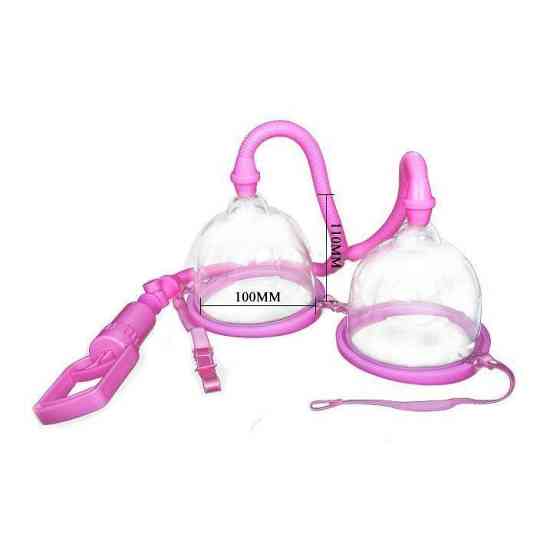 Двойная вакуумная помпа для груди BI-014091-5 Sex Aura Киев