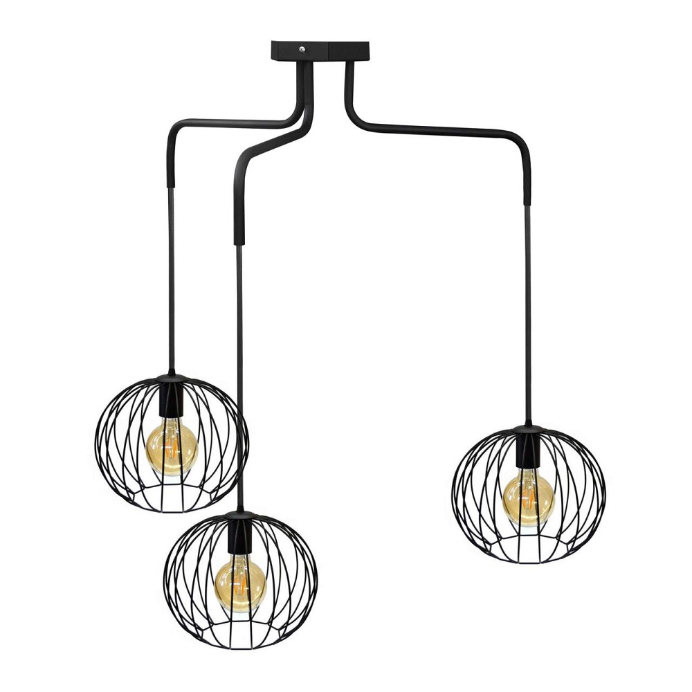 Люстра подвесная шары в стиле лофт 3-Е27 Globe NL 12722-3 Киев - изображение 1