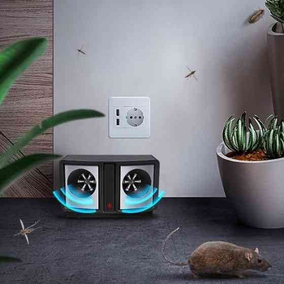 Ультразвуковой отпугиватель грызунов для улицы, Прибор от крыс и мышей в розетку, Мыши в доме JS-81 Львов