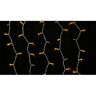 Гірлянда Delux ICICLE flash 108LED 2 х 1 м жовтий/білий IP44 EN (90012941) Вінниця - фото 1