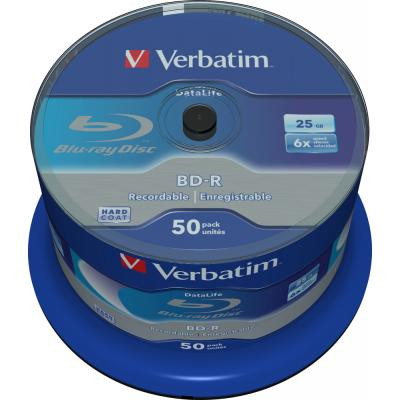 Диск BD Verbatim 25Gb 6x Cacke 50шт Datalife (43838) Винница - изображение 1