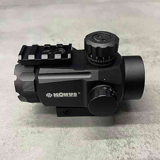 Коллиматорный прицел KONUS KONUSIGHT 1x35 (4МОА), крепление: на планку Вивер (7/8”), ласточкин хвост Solmir Киев