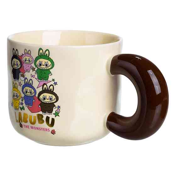 Yiwu Чашка порцелянова Labubu The Monsters 400 (мл) подарункова кружка прикольна чашка для діте Коломия