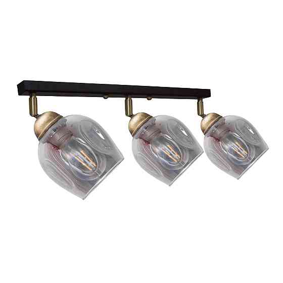 Светильник потолочный MSK Electric Enigma поворотный под три лампы PL 20241-3 BK Одесса