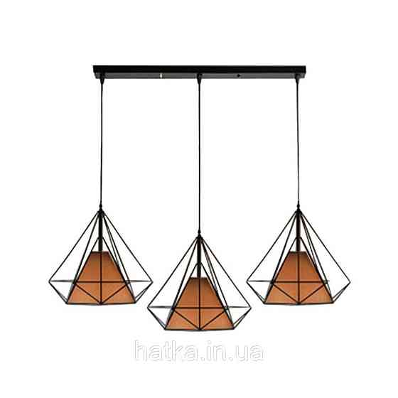 Люстра в стилі лофт GLD-18112-3 на 3 плафони Київ