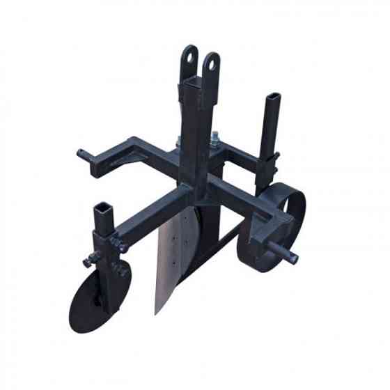 Плуг однокорпусний для мінітрактора (опорне колесо, причіпне 3 точки, дисковий ніж), (ПЛ12) (захват 25 см) Харьков