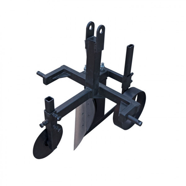 Плуг однокорпусний для мінітрактора (опорне колесо, причіпне 3 точки, дисковий ніж), (ПЛ12) (захват 25 см) Харьков - изображение 4