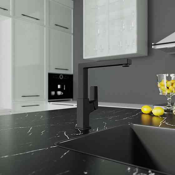 СUBE Kitchen змішувач для кухні Black Matt Київ