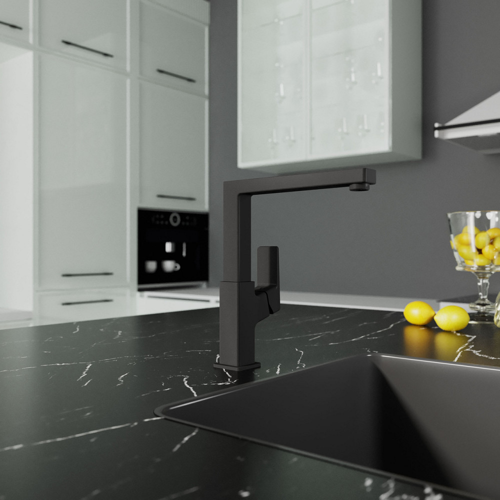 СUBE Kitchen смеситель для кухни Black Matt Киев - изображение 3