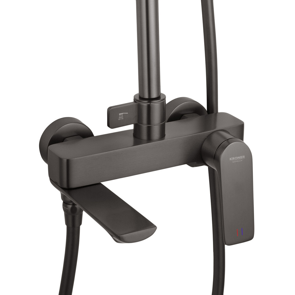 Набор 2 в 1 душевая система Kroner Graz-GRP063 + смеситель Graz-GRP010 Киев - изображение 4