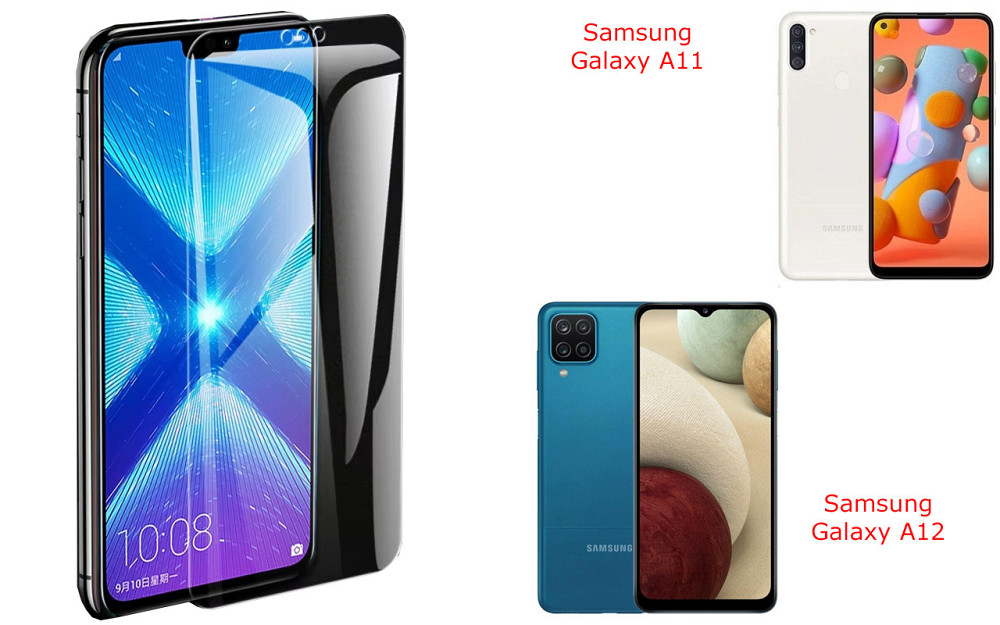 Защитное стекло NeoGlass для Samsung Galaxy A11, Galaxy A12 – ультрапрозрачное и устойчивое Киев - изображение 2