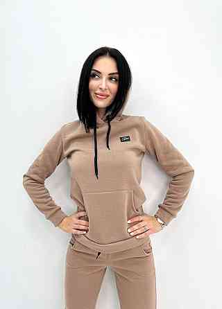 Теплий спортивний костюм "Whisper" оптом  Норма 42-44, Капучино Київ