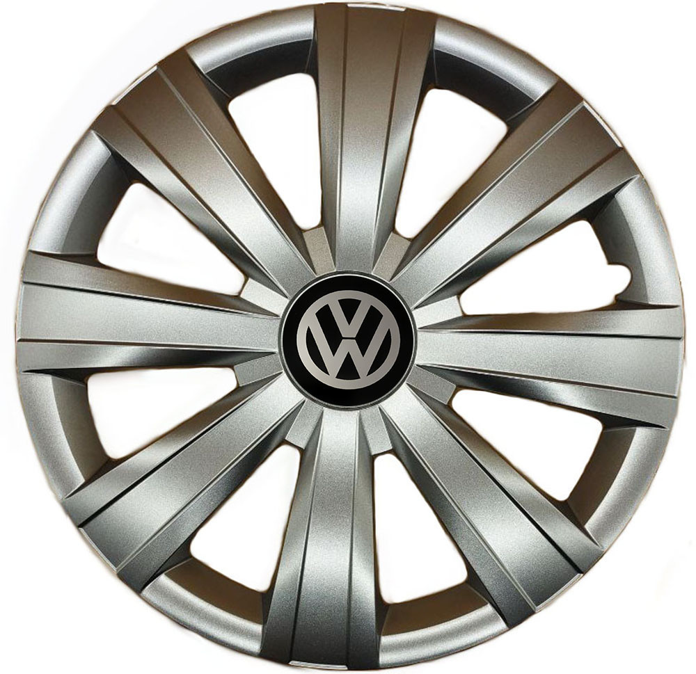 Автомобильные модельные колпаки R15 Volkswagen 328 4шт, SJS, серебряные Киев - изображение 1