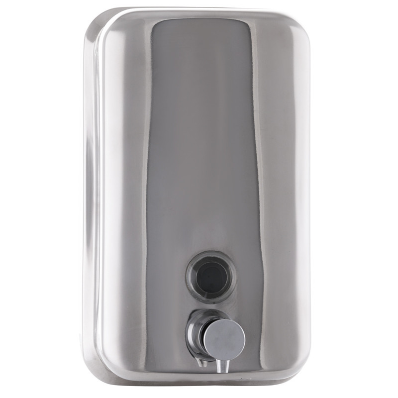 Дозатор диспенсер  Zerix LR402 180×110 для жидкого мыла настенный металлический 0,8 л (ZX2715) Черновцы - изображение 2