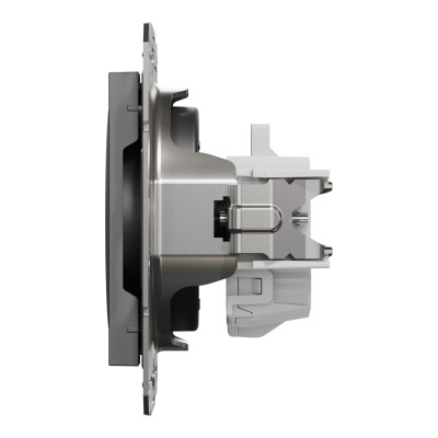 Розетка Schneider Electric ASFORA без заземлення антрацит (EPH3000171) Вінниця - фото 4