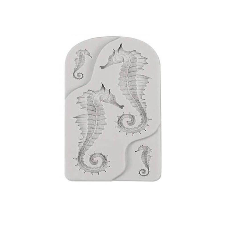 Молд рыба Морской конёк 125 на 65 мм серый Киев - изображение 8