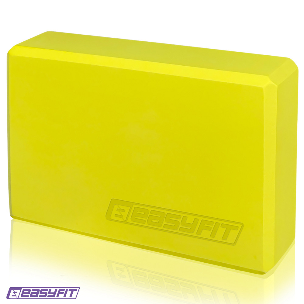 EasyFit Блок для йоги EasyFit EVA Жовтий Коломыя - изображение 1