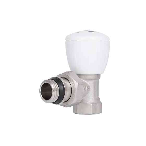 Кран радіаторний Thermo Alliance Standart Powerful 1/2" з антипротіканням кутовий SF232W15 Київ