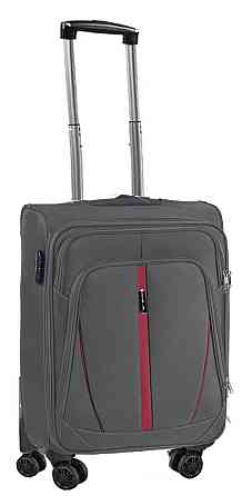 Валіза тканинна WINGS 1706 мала 55 см сіра 4 колеса Київ