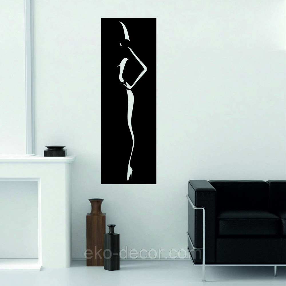Декоративне настінне Панно «Силует жінки», Декор на стіну Київ - фото 3