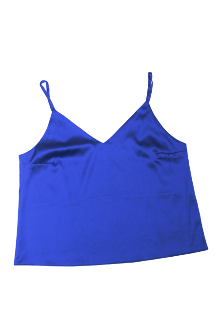 Шовкова майка на тонких бретельках Електрик 3XL/4XL Харків - фото 9