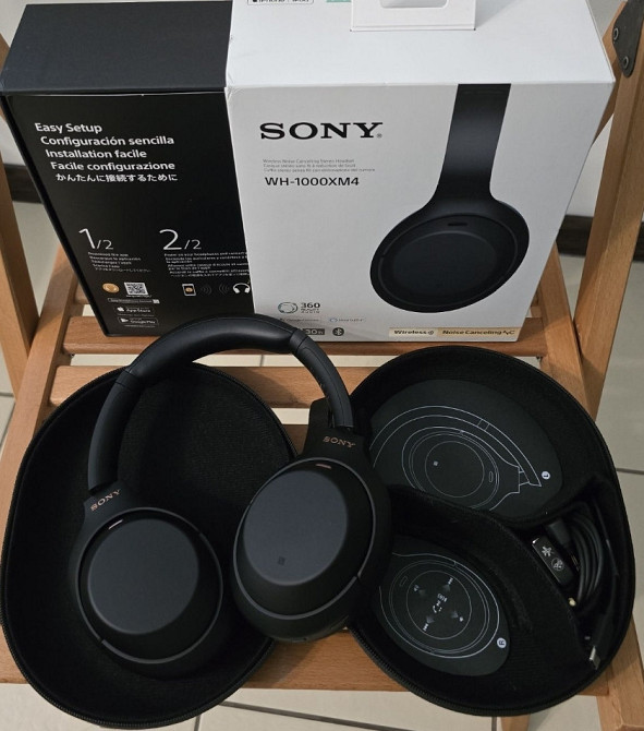 Новые Sony WH-1000XM4 полный комплект с коробкой. Киев - изображение 2