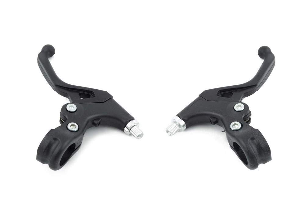 Ручки керма велосипедні (гальмові) (пара, чорні) Мукачево - фото 1