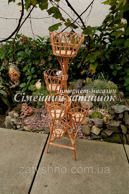 Подставка на цветы плетеная Киев - изображение 5