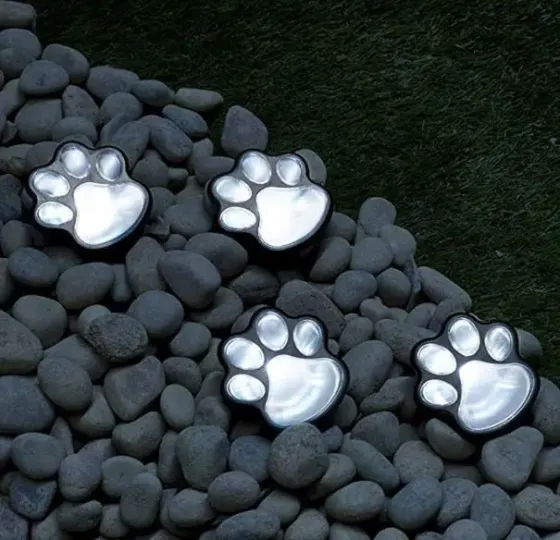 Светильник Solar Paw Print Lights на солнечной батарее 4 шт Коломия