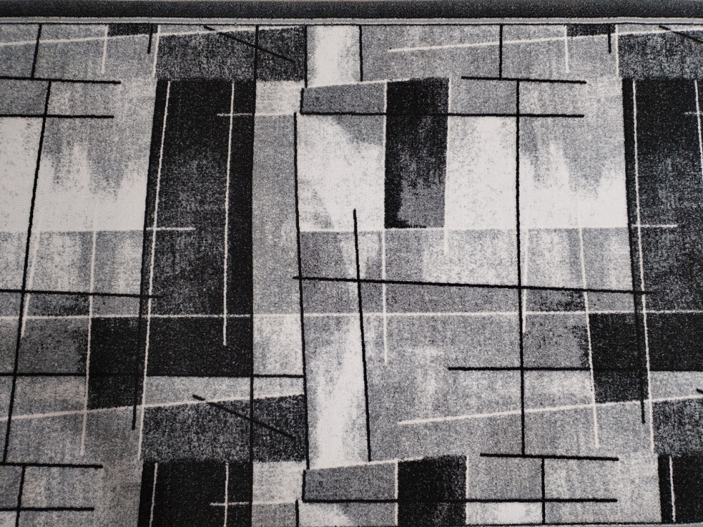 Килимова доріжка найкраща ціна, Сіра абстракція, Килим на виріз, 300, 100 Кам'янське - фото 4