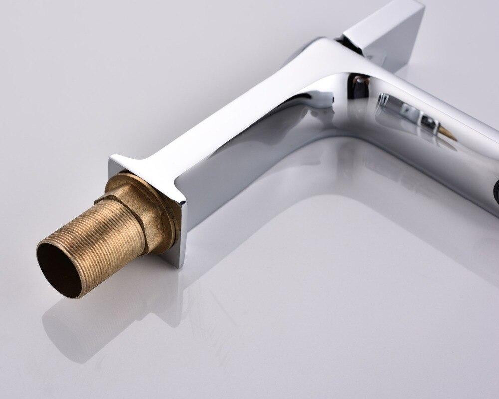 Смеситель дизайнерский для умывальника, кран в ванну однорычажный WanFan люкс качества хром Каменец-Подольский - изображение 4