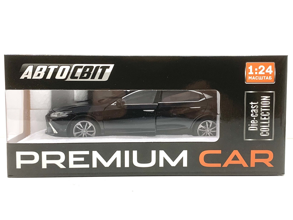 Машина Автосвіт Lexus ES інерційна відкриваються двері капот багажник 21см Чорний (AP-2030) Чернігів - фото 2