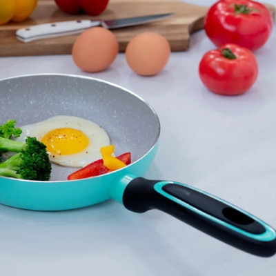 Сковорода Magio з мармуровим покриттям 20 см (MG-1175) Винница - изображение 2