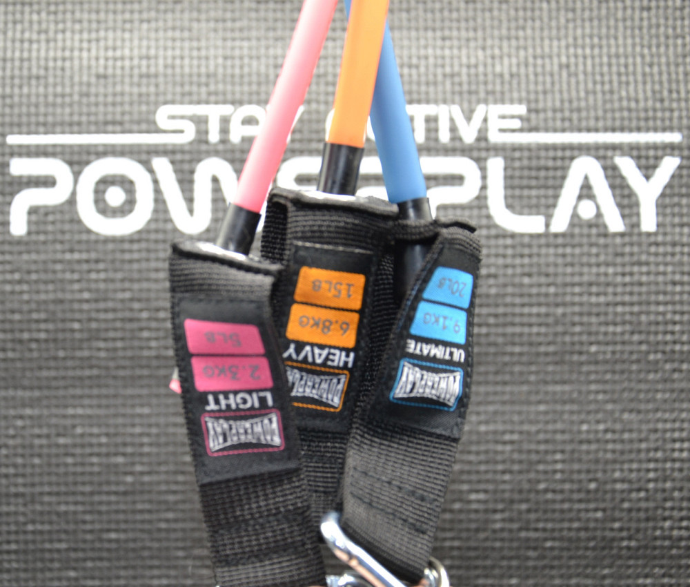 Набір трубчастих еспандерів PowerPlay PP-4101 Expander Tube Set 3шт. (до 18,2 кг.) Каменское - изображение 5